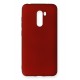 Newface Xiaomi Pocophone F1 Kılıf Premium Rubber Silikon - Bordo Newface Xiaomi Pocophone F1 Kılıf Premium Rubber Silikon - Bordo