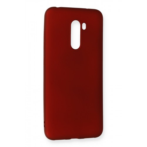 Newface Xiaomi Pocophone F1 Kılıf Premium Rubber Silikon - Bordo Newface Xiaomi Pocophone F1 Kılıf Premium Rubber Silikon - Bordo