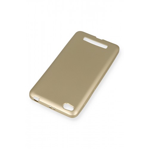 Newface Xiaomi Redmi 4A Kılıf Premium Rubber Silikon - Gold Newface Xiaomi Redmi 4A Kılıf Premium Rubber Silikon - Gold