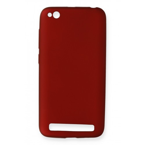 Newface Xiaomi Redmi 5A Kılıf Premium Rubber Silikon - Bordo Newface Xiaomi Redmi 5A Kılıf Premium Rubber Silikon - Bordo