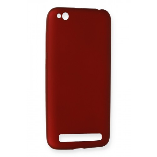 Newface Xiaomi Redmi 5A Kılıf Premium Rubber Silikon - Bordo Newface Xiaomi Redmi 5A Kılıf Premium Rubber Silikon - Bordo