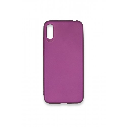 Newface Xiaomi Redmi 7A Kılıf Premium Rubber Silikon - Mürdüm Newface Xiaomi Redmi 7A Kılıf Premium Rubber Silikon - Mürdüm