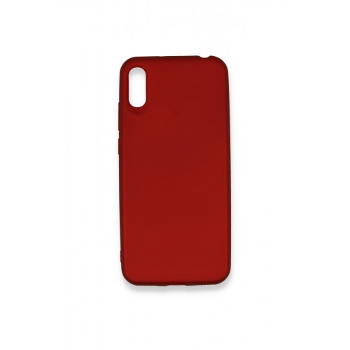 Newface Xiaomi Redmi 7A Kılıf Premium Rubber Silikon - Bordo Newface Xiaomi Redmi 7A Kılıf Premium Rubber Silikon - Bordo