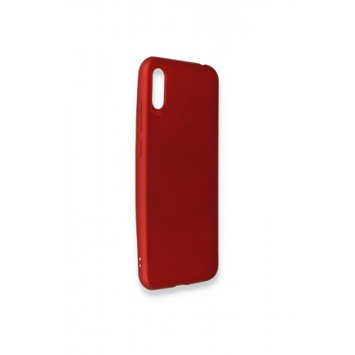 Newface Xiaomi Redmi 7A Kılıf Premium Rubber Silikon - Bordo Newface Xiaomi Redmi 7A Kılıf Premium Rubber Silikon - Bordo