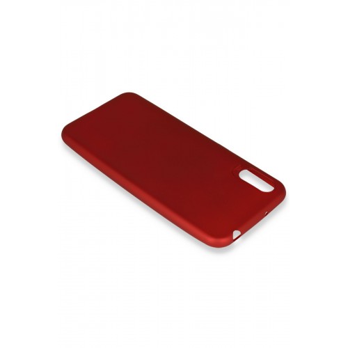 Newface Xiaomi Redmi 7A Kılıf Premium Rubber Silikon - Bordo Newface Xiaomi Redmi 7A Kılıf Premium Rubber Silikon - Bordo