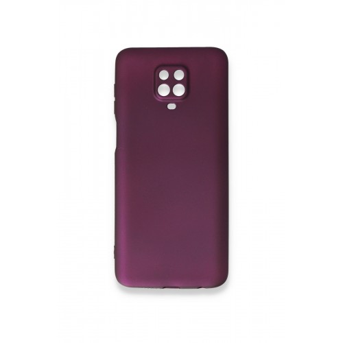 Newface Xiaomi Redmi Note 9 Pro Kılıf Premium Rubber Silikon - Mürdüm Newface Xiaomi Redmi Note 9 Pro Kılıf Premium Rubber Silikon - Mürdüm