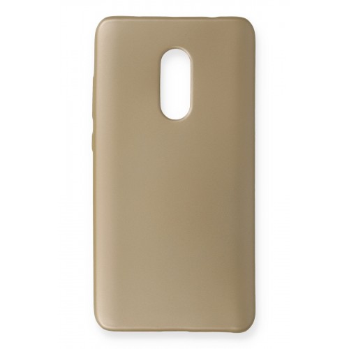 Newface Xiaomi Redmi Note 4 Kılıf Premium Rubber Silikon - Gold Newface Xiaomi Redmi Note 4 Kılıf Premium Rubber Silikon - Gold