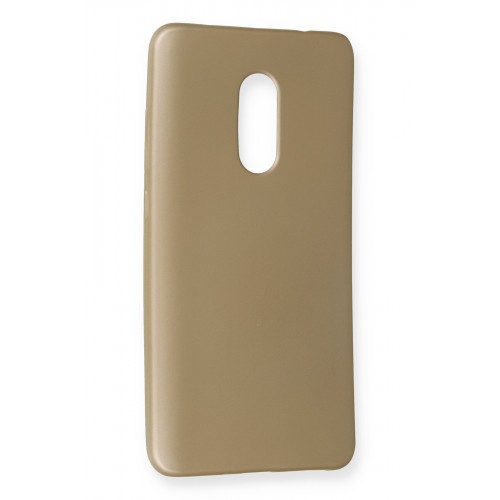 Newface Xiaomi Redmi Note 4 Kılıf Premium Rubber Silikon - Gold Newface Xiaomi Redmi Note 4 Kılıf Premium Rubber Silikon - Gold