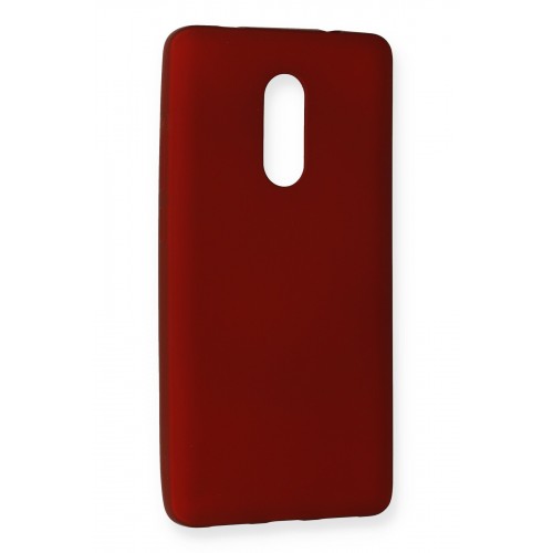 Newface Xiaomi Redmi Note 4X Kılıf Premium Rubber Silikon - Bordo Newface Xiaomi Redmi Note 4X Kılıf Premium Rubber Silikon - Bordo