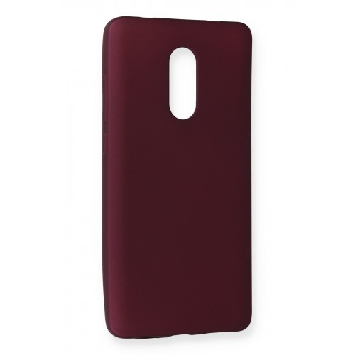 Newface Xiaomi Redmi Note 4X Kılıf Premium Rubber Silikon - Mürdüm Newface Xiaomi Redmi Note 4X Kılıf Premium Rubber Silikon - Mürdüm