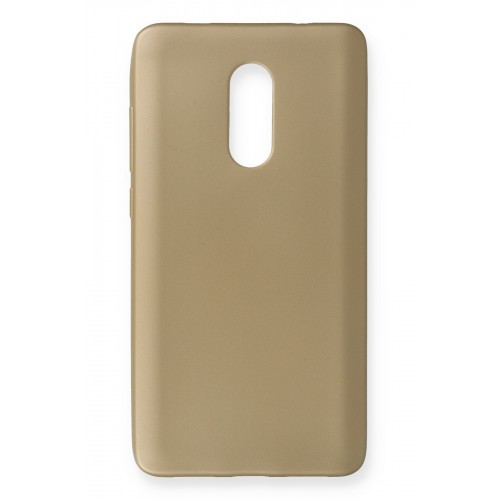 Newface Xiaomi Redmi Note 4X Kılıf Premium Rubber Silikon - Gold Newface Xiaomi Redmi Note 4X Kılıf Premium Rubber Silikon - Gold