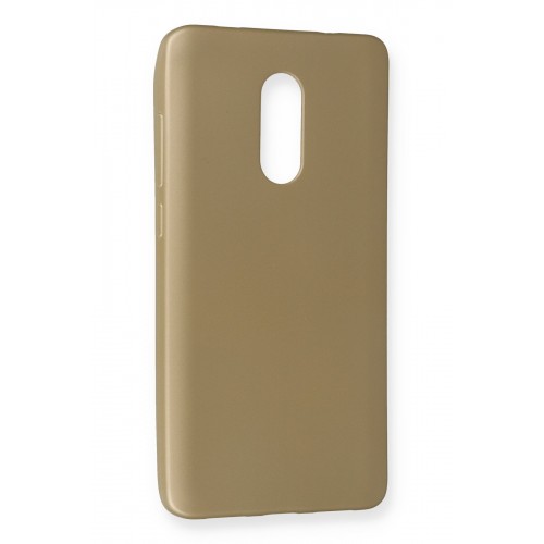 Newface Xiaomi Redmi Note 4X Kılıf Premium Rubber Silikon - Gold Newface Xiaomi Redmi Note 4X Kılıf Premium Rubber Silikon - Gold