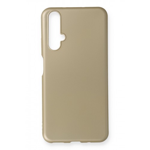 Newface Huawei Honor 20 Kılıf Premium Rubber Silikon - Gold Newface Huawei Honor 20 Kılıf Premium Rubber Silikon - Gold