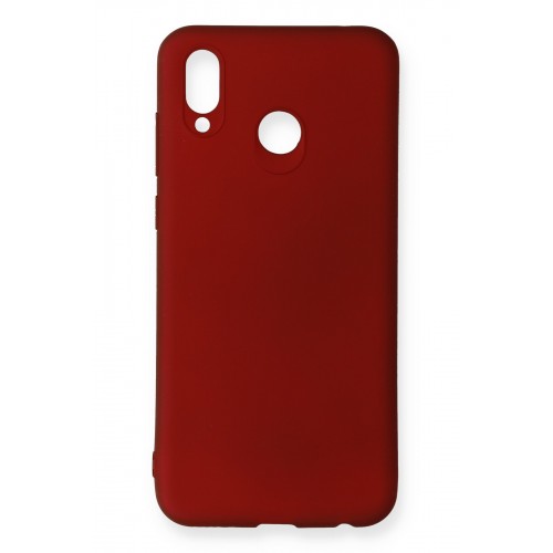 Newface Huawei Honor Play Kılıf Premium Rubber Silikon - Bordo Newface Huawei Honor Play Kılıf Premium Rubber Silikon - Bordo