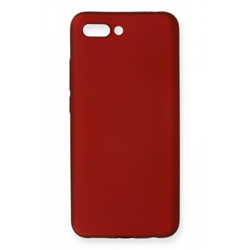 Newface Huawei Honor 10 Kılıf Premium Rubber Silikon - Bordo Newface Huawei Honor 10 Kılıf Premium Rubber Silikon - Bordo