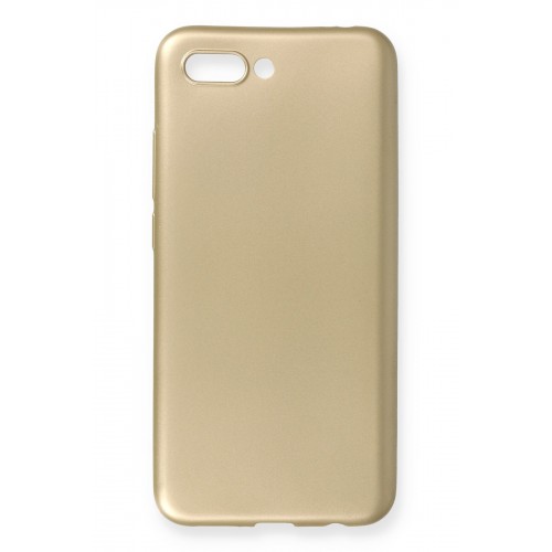 Newface Huawei Honor 10 Kılıf Premium Rubber Silikon - Gold