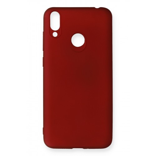 Newface Huawei Honor 8C Kılıf Premium Rubber Silikon - Bordo Newface Huawei Honor 8C Kılıf Premium Rubber Silikon - Bordo