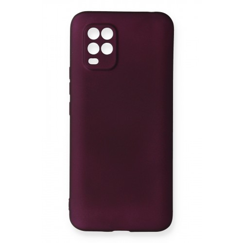 Newface Xiaomi Mi 10 Lite Kılıf Premium Rubber Silikon - Mürdüm Newface Xiaomi Mi 10 Lite Kılıf Premium Rubber Silikon - Mürdüm