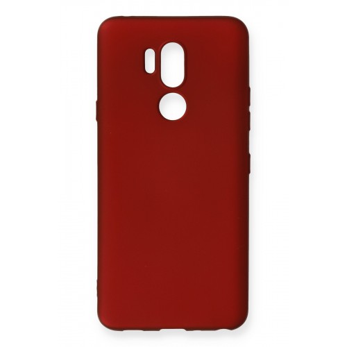 Newface LG G7 ThinQ Kılıf Premium Rubber Silikon - Bordo Newface LG G7 ThinQ Kılıf Premium Rubber Silikon - Bordo