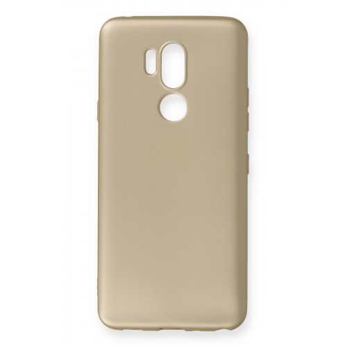 Newface LG G7 ThinQ Kılıf Premium Rubber Silikon - Gold Newface LG G7 ThinQ Kılıf Premium Rubber Silikon - Gold