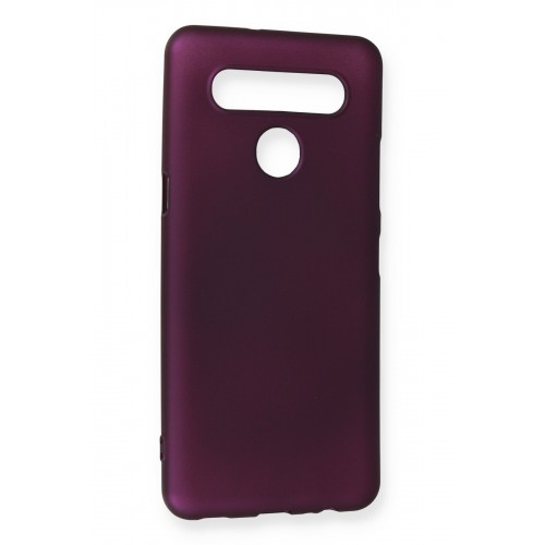 Newface LG K50S Kılıf Premium Rubber Silikon - Mürdüm Newface LG K50S Kılıf Premium Rubber Silikon - Mürdüm