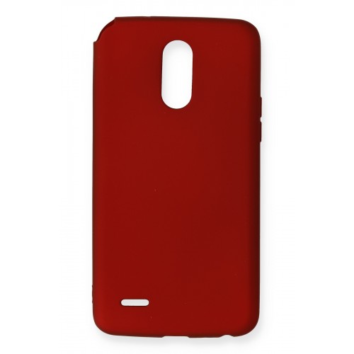 Newface LG Stylus 3 Kılıf Premium Rubber Silikon - Bordo