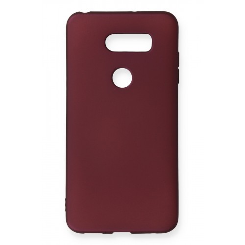 Newface LG V30 Kılıf Premium Rubber Silikon - Mürdüm Newface LG V30 Kılıf Premium Rubber Silikon - Mürdüm