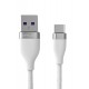 Konfulon S84 Seramik Uçlu Type-C 1M 3.1A - Beyaz Konfulon S84 Seramik Uçlu Type-C 1M 3.1A - Beyaz
