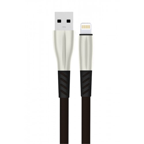 Konfulon S89 Metal Uçlu Lightning Kablo iphone Uyumlu 1M 2.4A - Siyah Konfulon S89 Metal Uçlu Lightning Kablo iphone Uyumlu 1M 2.4A - Siyah