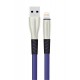Konfulon S89 Metal Uçlu Lightning Kablo iphone Uyumlu 1M 2.4A - Mavi Konfulon S89 Metal Uçlu Lightning Kablo iphone Uyumlu 1M 2.4A - Mavi