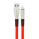 Konfulon S89 Metal Uçlu Lightning Kablo iphone Uyumlu 1M 2.4A - Kırmızı Konfulon S89 Metal Uçlu Lightning Kablo iphone Uyumlu 1M 2.4A - Kırmızı