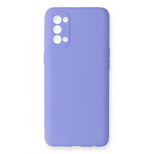 Newface Oppo Reno 4 Kılıf Premium Rubber Silikon - Lila Newface Oppo Reno 4 Kılıf Premium Rubber Silikon - Lila