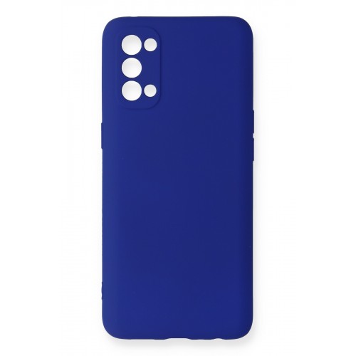Newface Oppo Reno 4 Kılıf Premium Rubber Silikon - Lacivert Newface Oppo Reno 4 Kılıf Premium Rubber Silikon - Lacivert