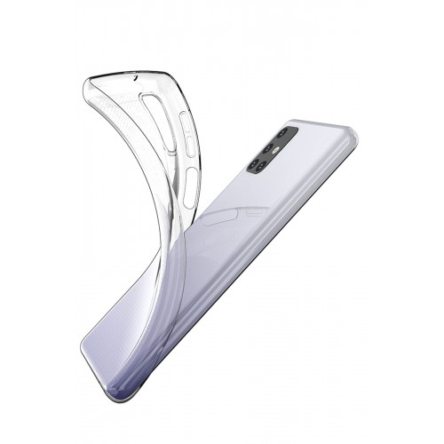 Newface Samsung Galaxy M31S Kılıf Lüx Şeffaf Silikon Newface Samsung Galaxy M31S Kılıf Lüx Şeffaf Silikon