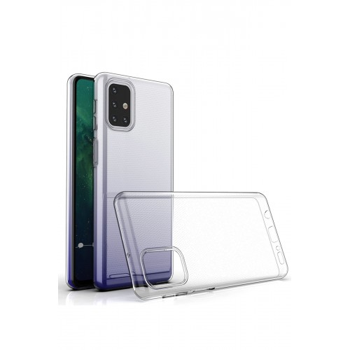 Newface Samsung Galaxy M31S Kılıf Lüx Şeffaf Silikon Newface Samsung Galaxy M31S Kılıf Lüx Şeffaf Silikon