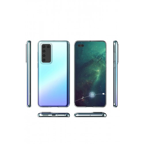 Newface Huawei P40 Kılıf Lüx Şeffaf Silikon - Şeffaf Newface Huawei P40 Kılıf Lüx Şeffaf Silikon - Şeffaf