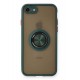 Newface iPhone 8 Kılıf Montreal Yüzüklü Silikon Kapak - Yeşil Newface iPhone 8 Kılıf Montreal Yüzüklü Silikon Kapak - Yeşil