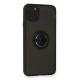 Newface iPhone 11 Pro Kılıf Montreal Yüzüklü Silikon Kapak - Siyah Newface iPhone 11 Pro Kılıf Montreal Yüzüklü Silikon Kapak - Siyah