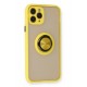 Newface iPhone 11 Pro Kılıf Montreal Yüzüklü Silikon Kapak - Sarı Newface iPhone 11 Pro Kılıf Montreal Yüzüklü Silikon Kapak - Sarı