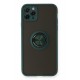Newface iPhone 11 Pro Max Kılıf Montreal Yüzüklü Silikon Kapak - Yeşil Newface iPhone 11 Pro Max Kılıf Montreal Yüzüklü Silikon Kapak - Yeşil