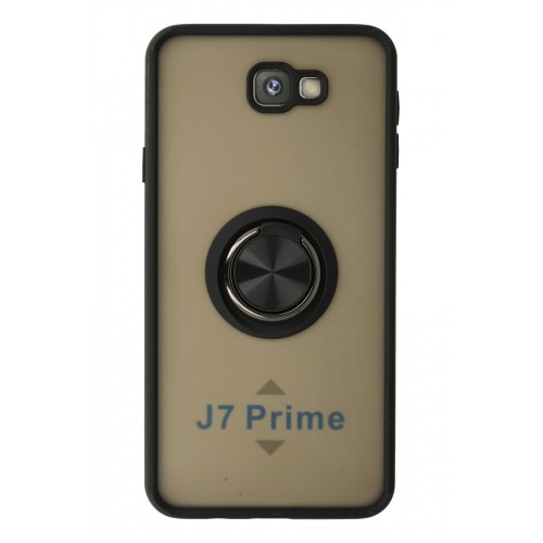 Newface Samsung Galaxy J7 Prime Kılıf Montreal Yüzüklü Silikon Kapak - Siyah Newface Samsung Galaxy J7 Prime Kılıf Montreal Yüzüklü Silikon Kapak - Siyah