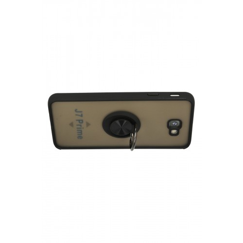 Newface Samsung Galaxy J7 Prime Kılıf Montreal Yüzüklü Silikon Kapak - Siyah Newface Samsung Galaxy J7 Prime Kılıf Montreal Yüzüklü Silikon Kapak - Siyah