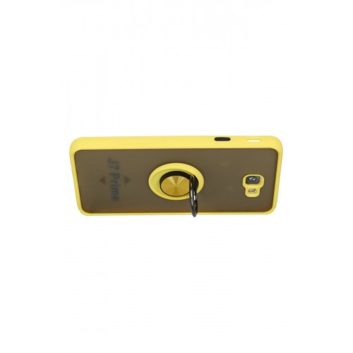 Newface Samsung Galaxy J7 Prime Kılıf Montreal Yüzüklü Silikon Kapak - Sarı Newface Samsung Galaxy J7 Prime Kılıf Montreal Yüzüklü Silikon Kapak - Sarı