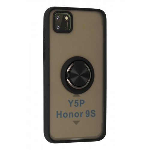 Newface Huawei Y5P Kılıf Montreal Yüzüklü Silikon Kapak - Siyah Newface Huawei Y5P Kılıf Montreal Yüzüklü Silikon Kapak - Siyah