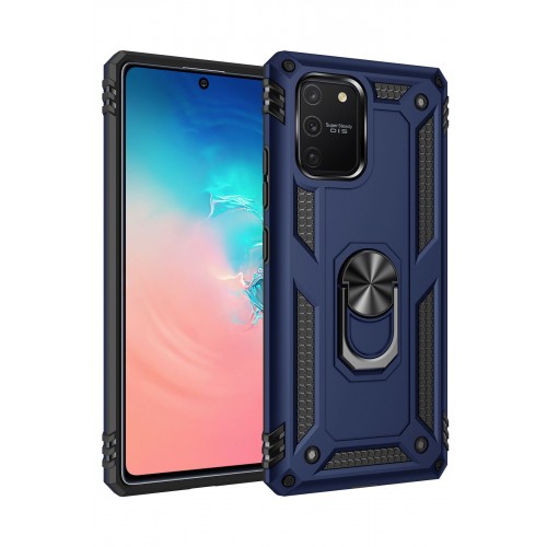 Newface Samsung Galaxy A91 / S10 Lite Kılıf Sofya Yüzüklü Silikon Kapak - Lacivert Newface Samsung Galaxy A91 / S10 Lite Kılıf Sofya Yüzüklü Silikon Kapak - Lacivert