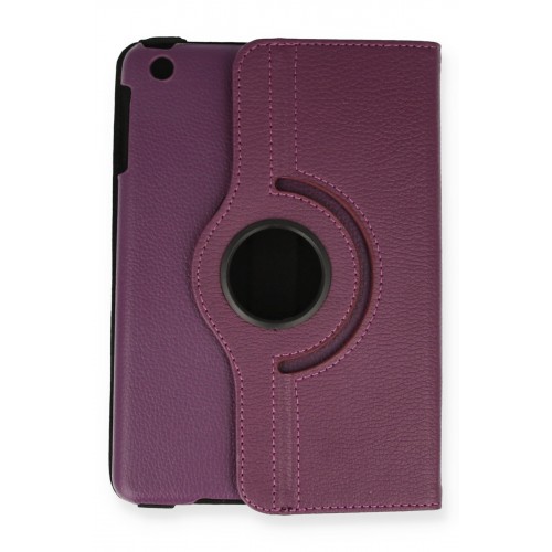 Newface iPad Mini 2 Kılıf 360 Tablet Deri Kılıf - Mürdüm Newface iPad Mini 2 Kılıf 360 Tablet Deri Kılıf - Mürdüm