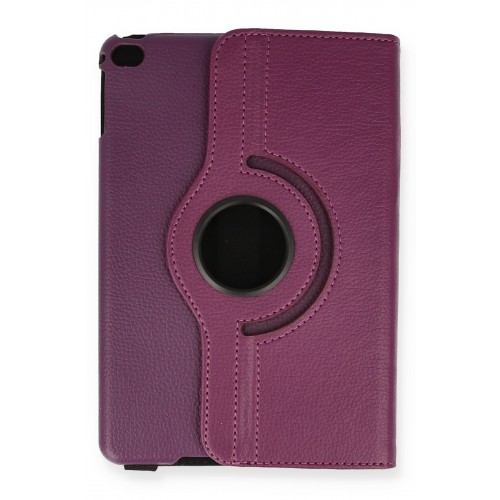 Newface iPad Mini 4 Kılıf 360 Tablet Deri Kılıf - Mürdüm Newface iPad Mini 4 Kılıf 360 Tablet Deri Kılıf - Mürdüm