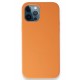 Newface iPhone 12 Pro Kılıf Magneticsafe Lansman Silikon Kapak - Koyu Turuncu Newface iPhone 12 Pro Kılıf Magneticsafe Lansman Silikon Kapak - Koyu Turuncu