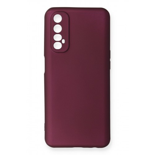 Newface Realme 7 Kılıf Premium Rubber Silikon - Mürdüm Newface Realme 7 Kılıf Premium Rubber Silikon - Mürdüm