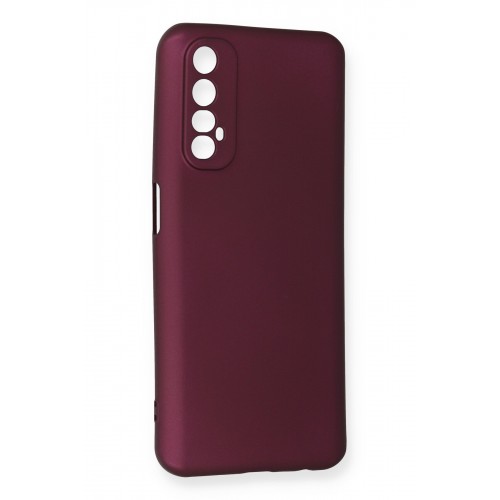 Newface Realme 7 Kılıf Premium Rubber Silikon - Mürdüm Newface Realme 7 Kılıf Premium Rubber Silikon - Mürdüm
